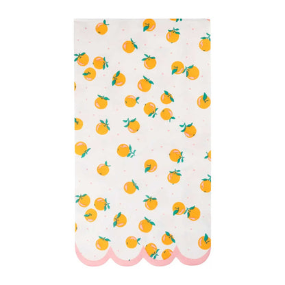 SCATTERED ORANGE NAPKINS
