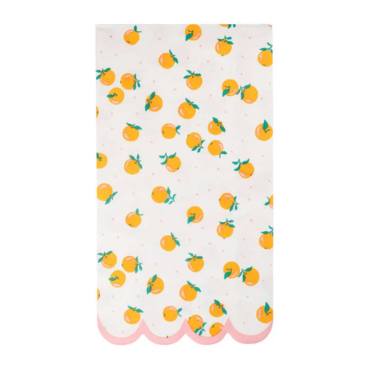 SCATTERED ORANGE NAPKINS