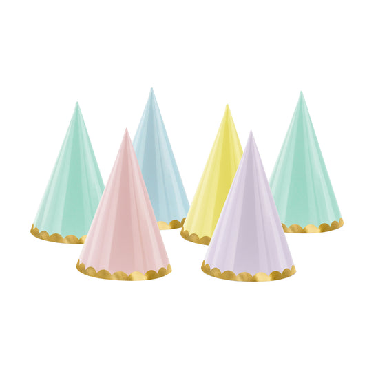 PASTEL PARTY HATS