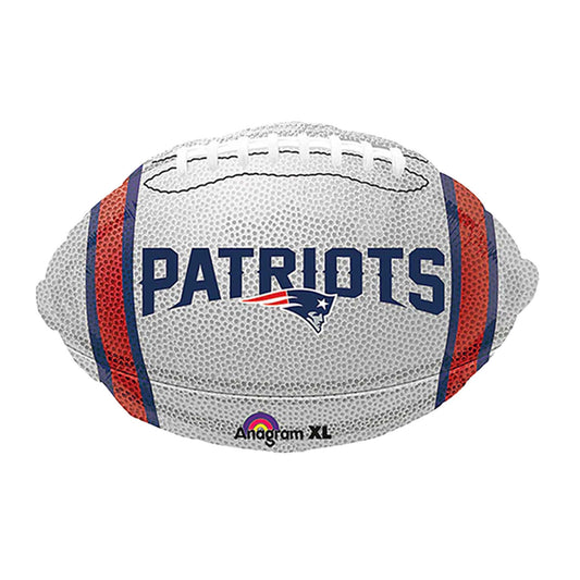 NEW ENGLAND PATRIOTS FOOTBALL FOIL BALLOON