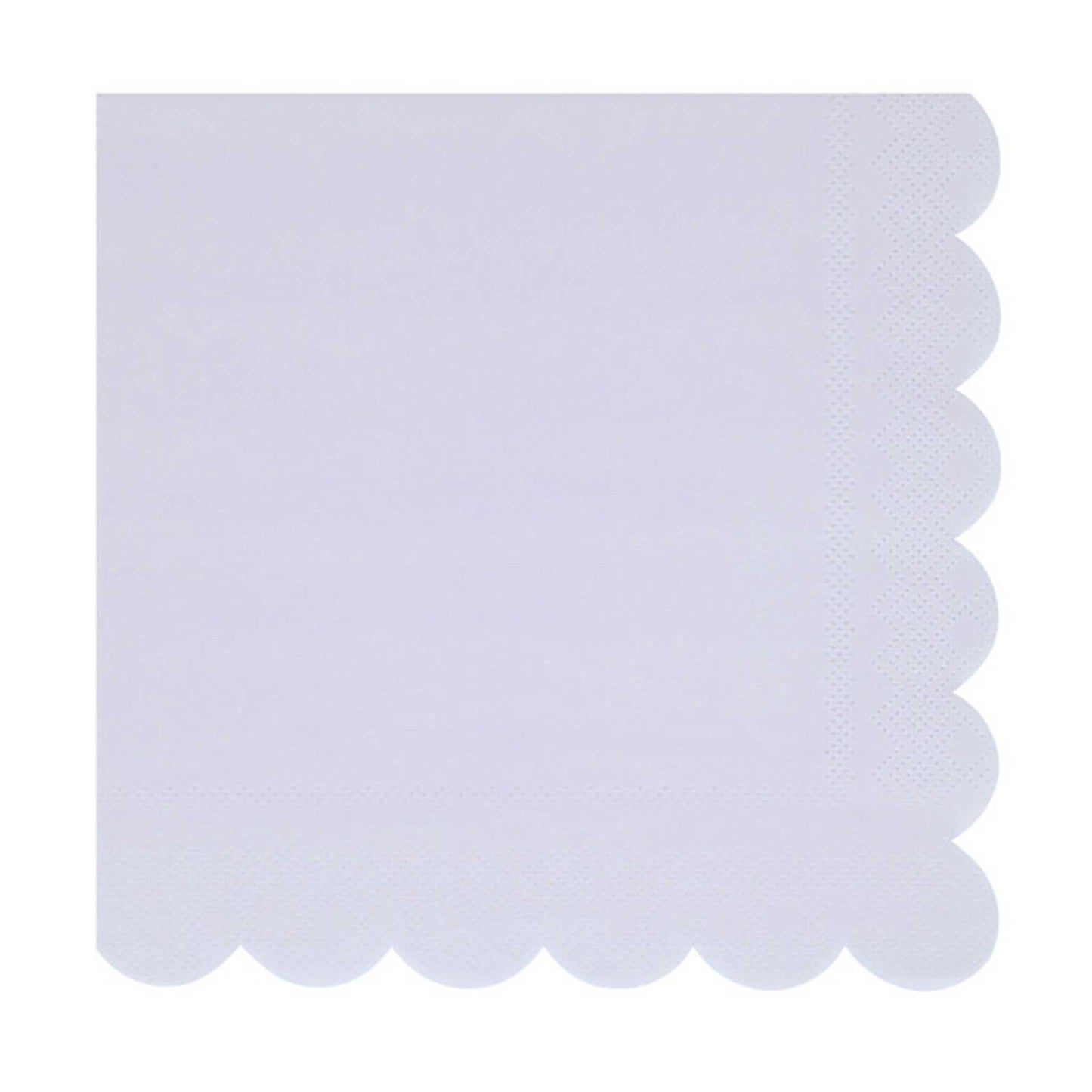 SCALLOPED PERIWINKLE NAPKIN