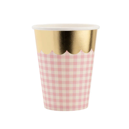 GINGHAM CUPS