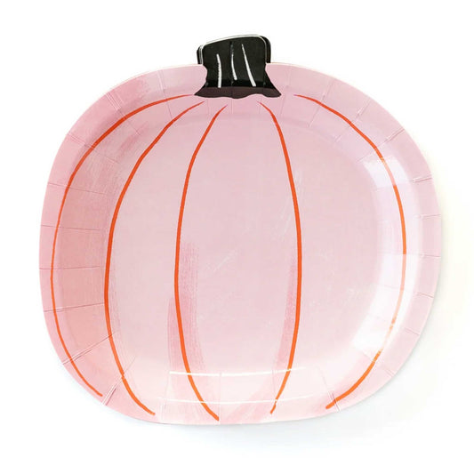 PINK PUMPKIN PLATES
