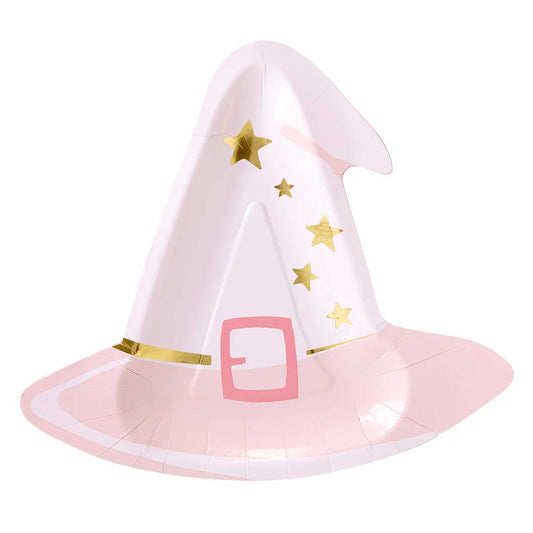 PINK WITCH HAT PLATES
