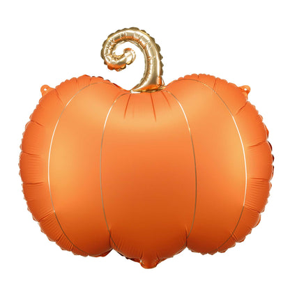 MATTE ORANGE PUMPKIN FOIL BALLOON