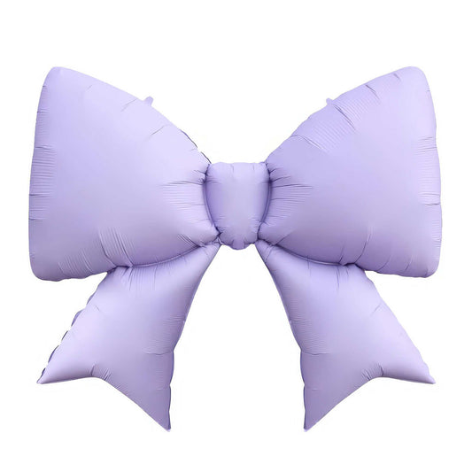LAVENDER BOW FOIL BALLOON