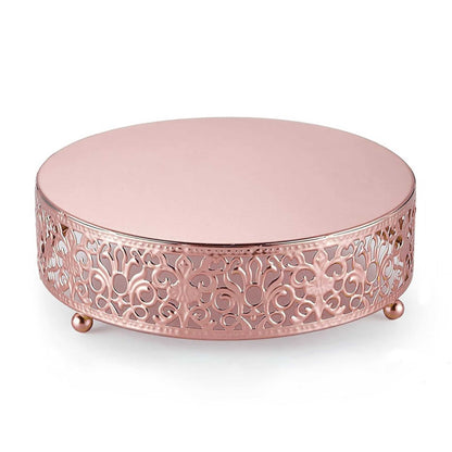 ROSE GOLD METAL CAKE STAND