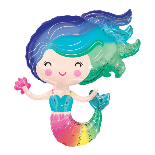 RAINBOW MERMAID FOIL BALLOON