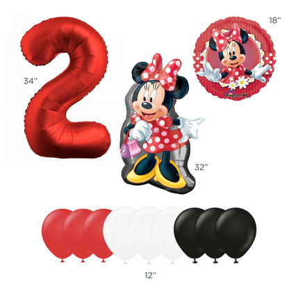 RED MINNIE HELIUM BOUQUET