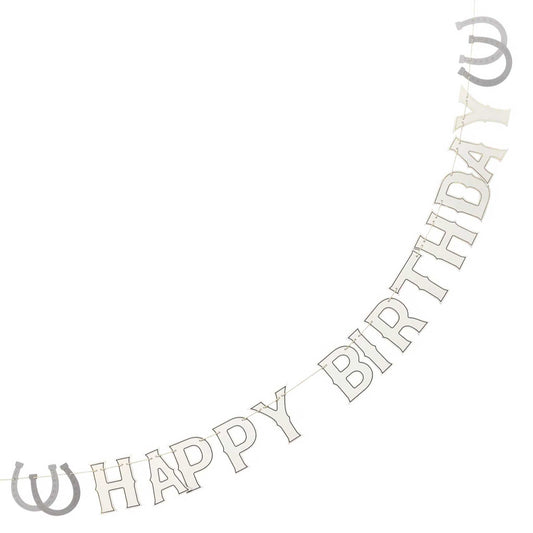 RODEO HAPPY BIRTHDAY BANNER