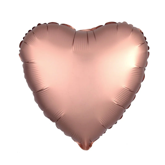 ROSE GOLD HEART FOIL BALLOON