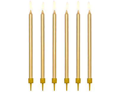 GOLD BIRTHDAY CANDLES