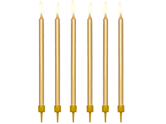 GOLD BIRTHDAY CANDLES