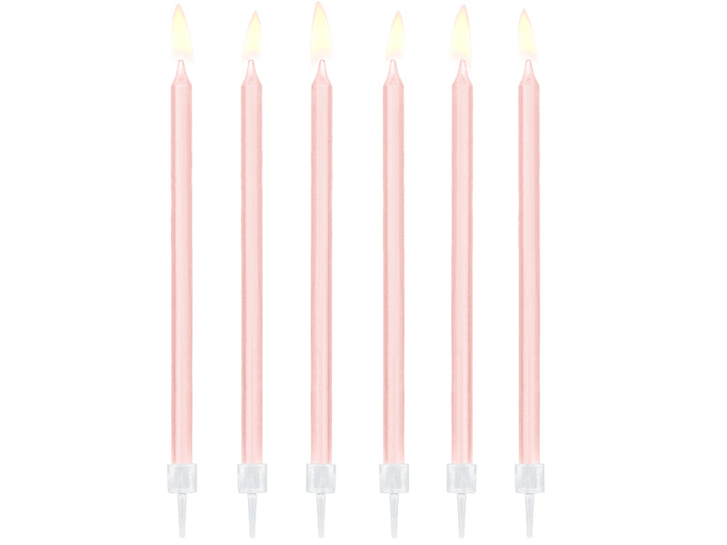 LONG WHITE BIRTHDAY CANDLES