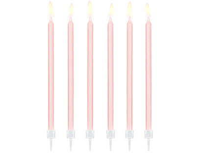 LONG WHITE BIRTHDAY CANDLES