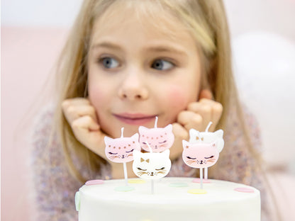 CAT BIRTHDAY CANDLES