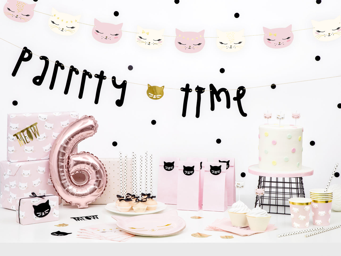 CAT BIRTHDAY CANDLES