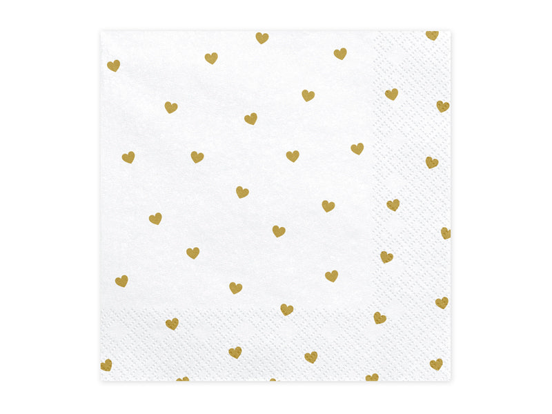 HEART PRINT NAPKIN