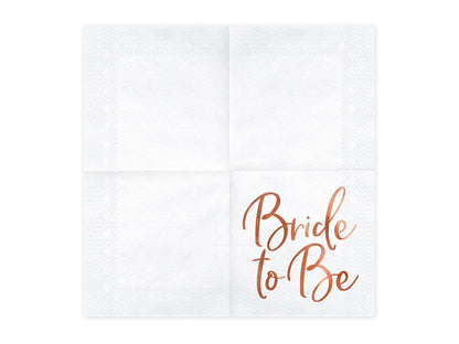 BRIDE TO BE NAPKIN