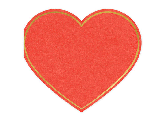 RED HEART NAPKIN