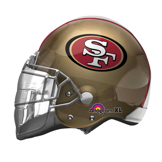SAN FRANCISCO 49ERS HELMET FOIL BALLOON