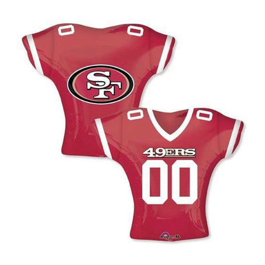 SAN FRANCISCO 49ERS JERSEY FOIL BALLOON