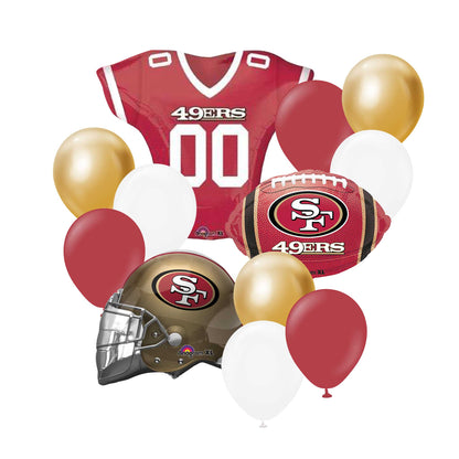 SAN FRANCISCO 49ERS JERSEY FOIL BALLOON
