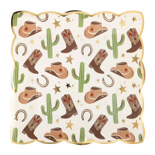 COWBOY SCATTERED PLATES