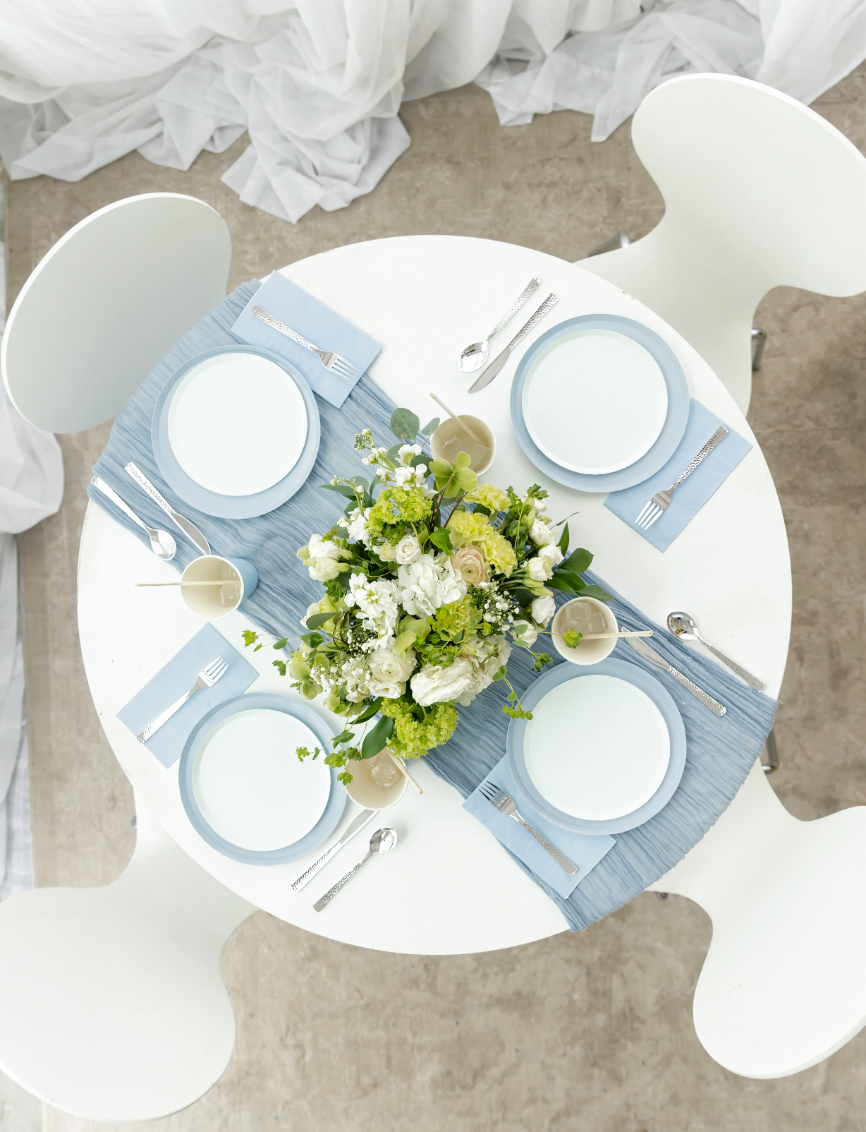 WEDGEWOOD BLUE GUEST NAPKINS