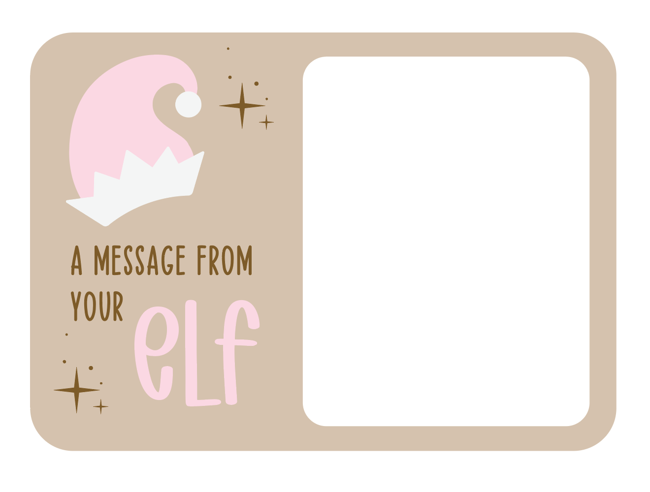 MESSAGE FROM YOUR ELF