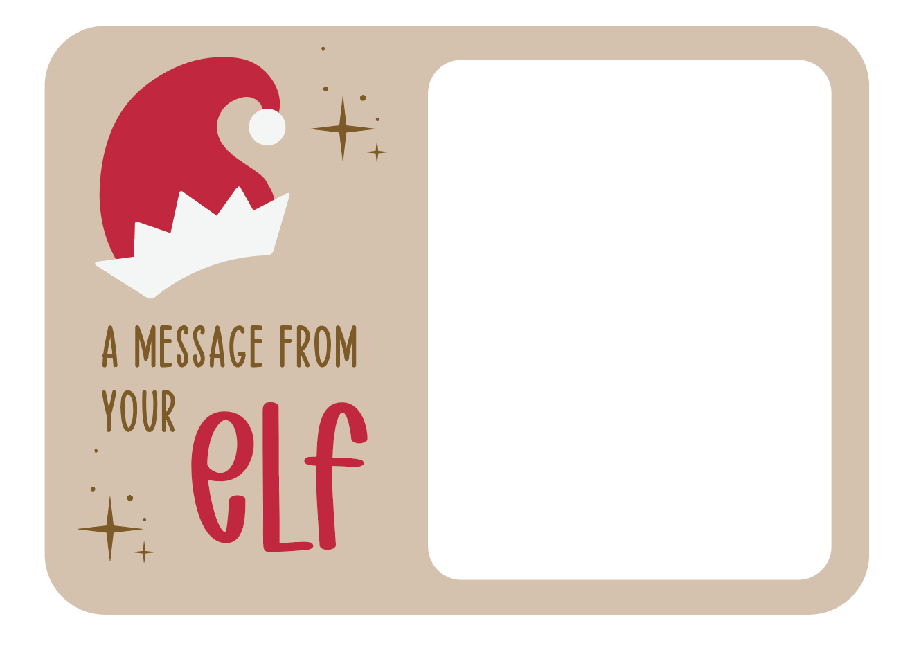 MESSAGE FROM YOUR ELF