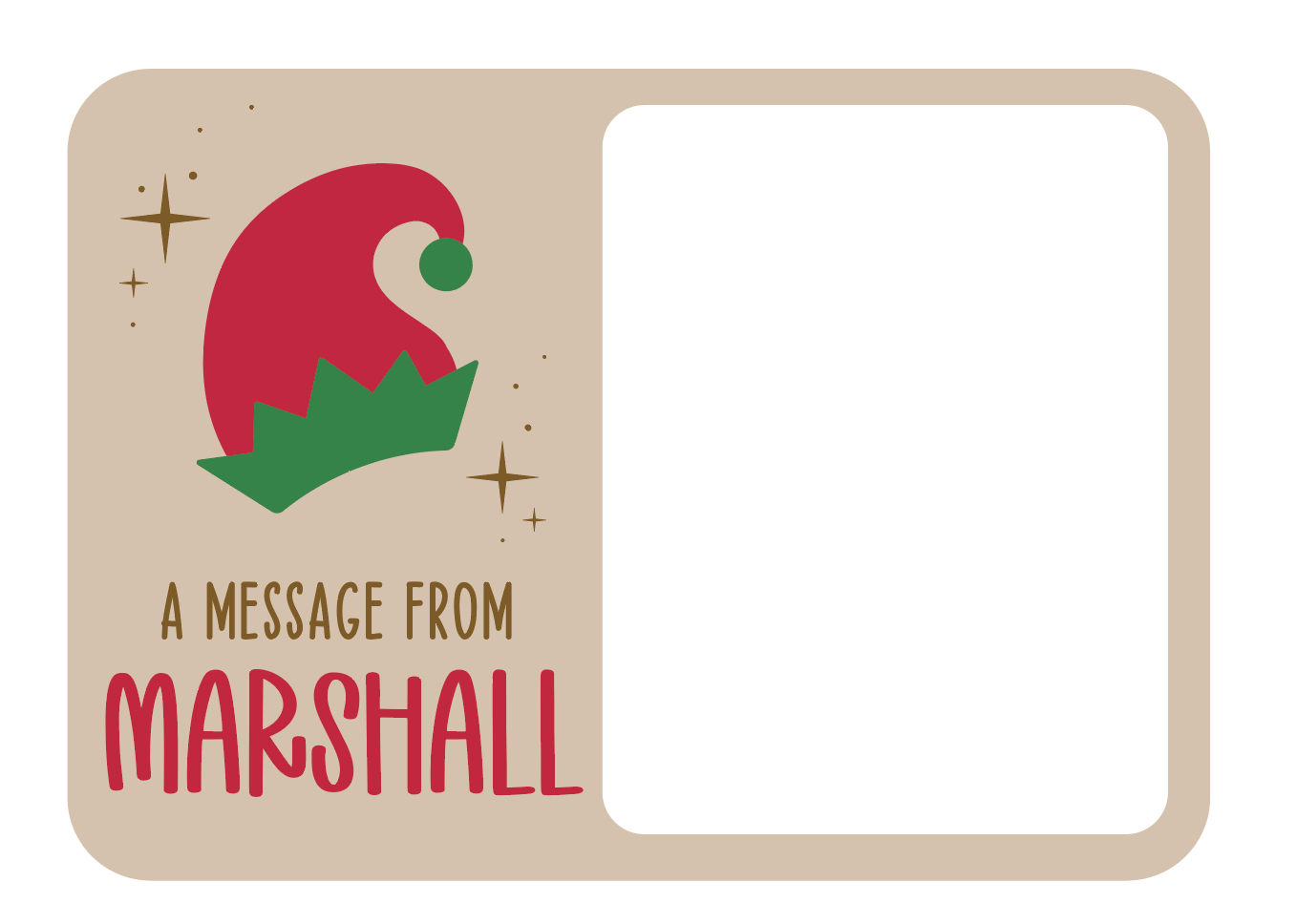 MESSAGE FROM YOUR ELF