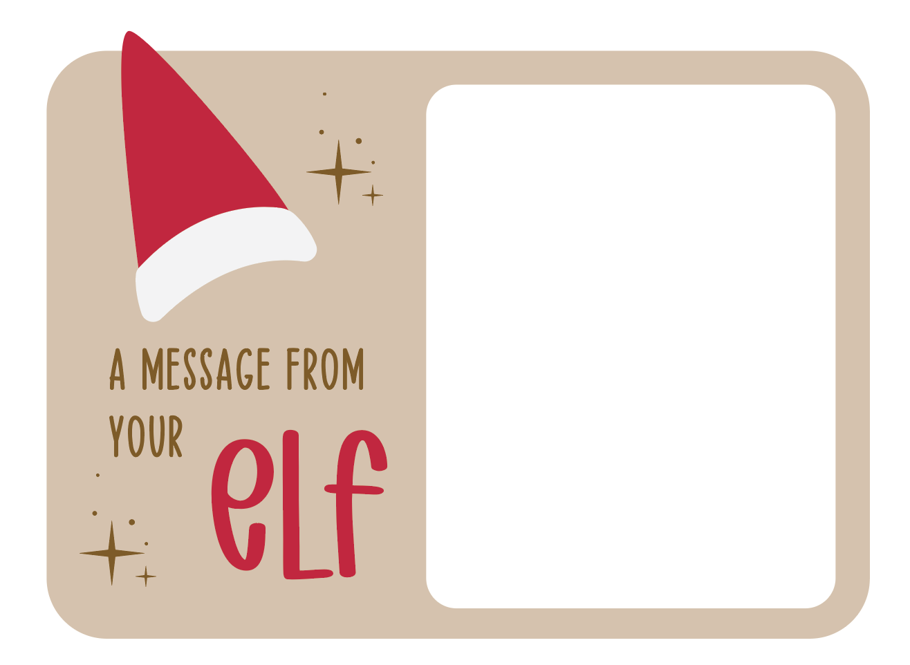 MESSAGE FROM YOUR ELF