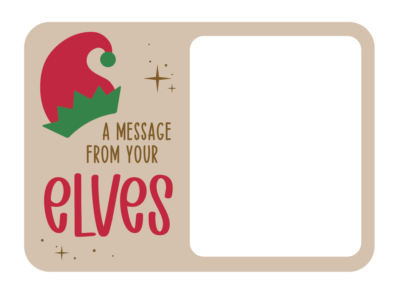 MESSAGE FROM YOUR ELF