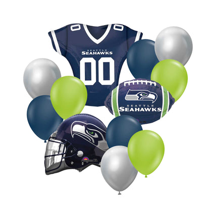 SEATTLE SEAHAWKS JERSEY FOIL BALLOON