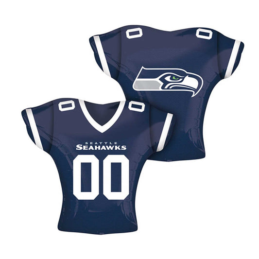 SEATTLE SEAHAWKS JERSEY FOIL BALLOON