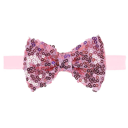 LIGHT PINK SEQUIN HEADBAND