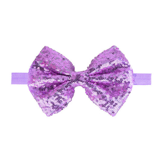 PURPLE SEQUIN HEADBAND