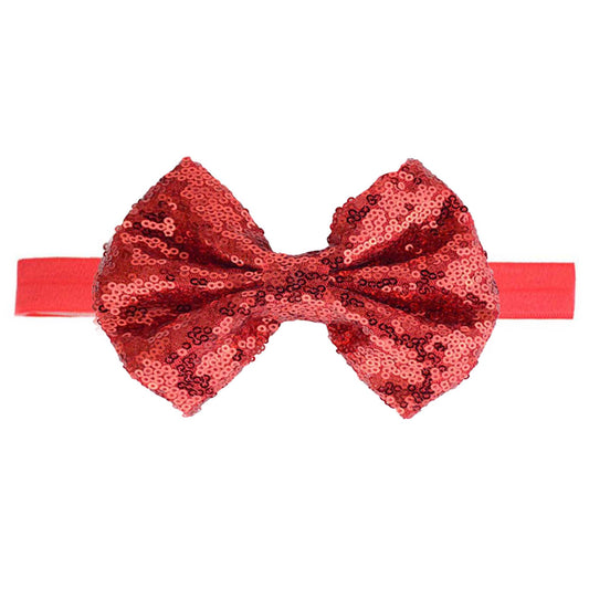 RED SEQUIN HEADBAND