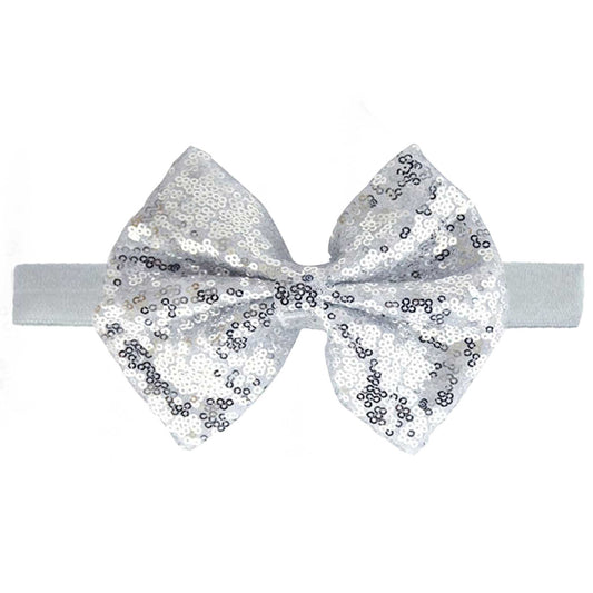 SILVER SEQUIN HEADBAND