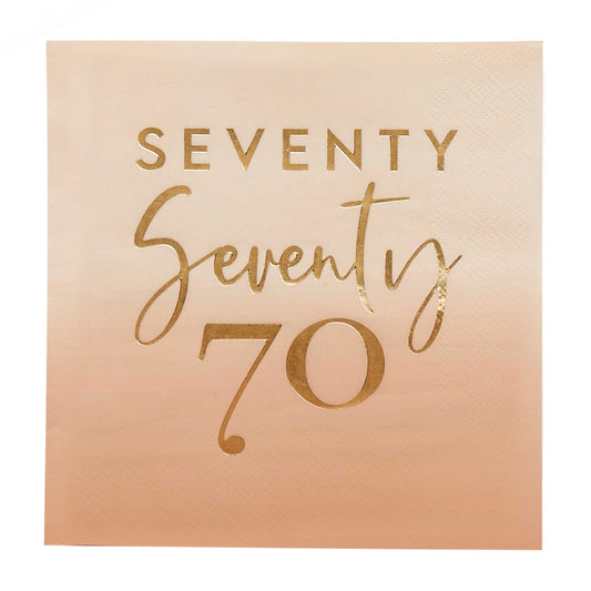 SEVENTY NAPKINS