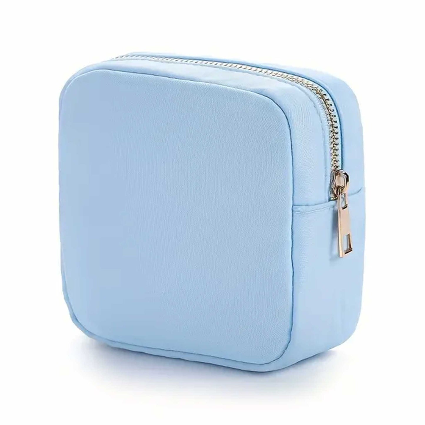 BABY BLUE NYLON POUCH