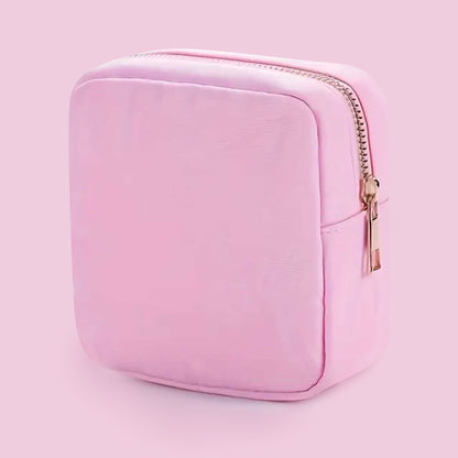 BABY PINK NYLON POUCH