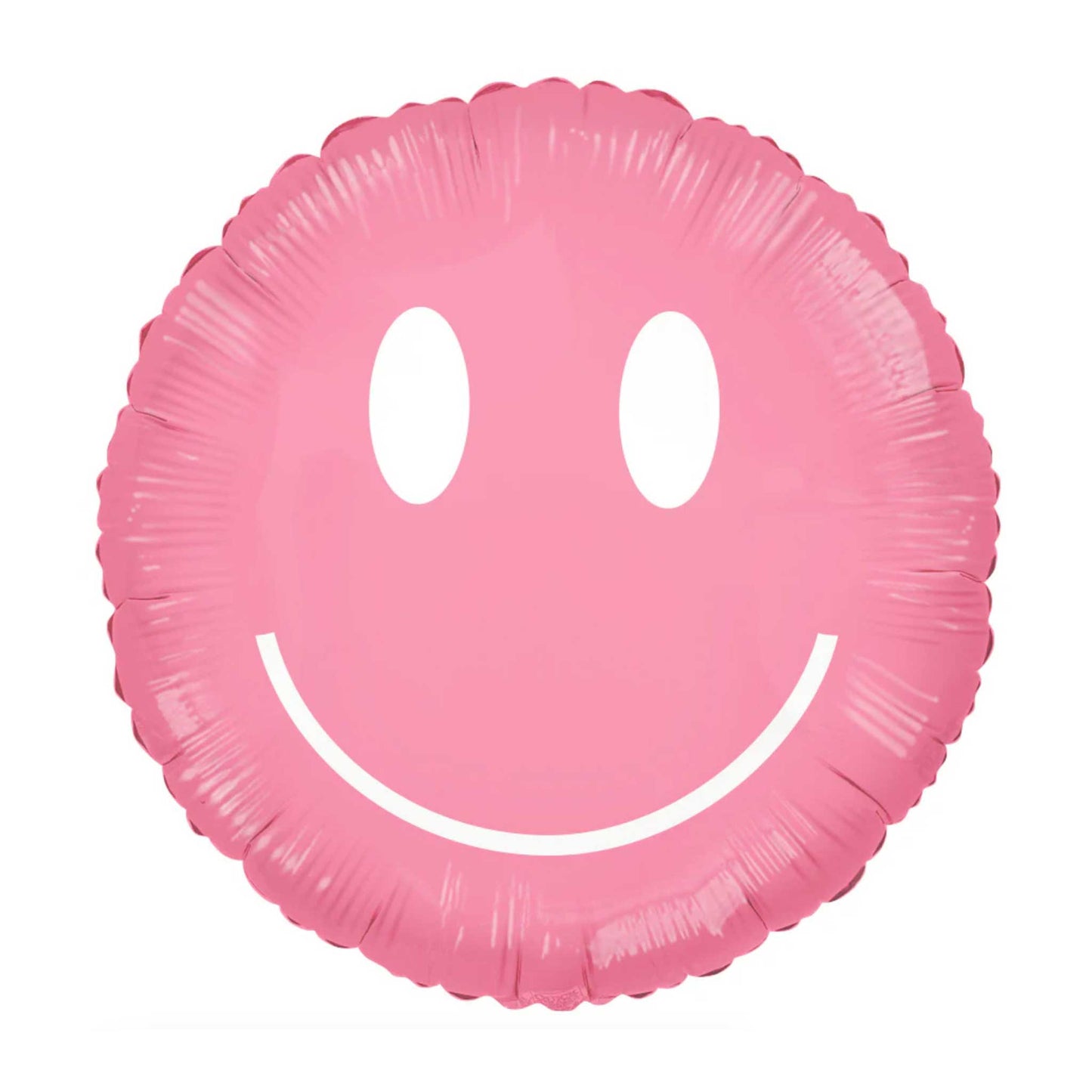 PINK SMILEY FOIL BALLOON