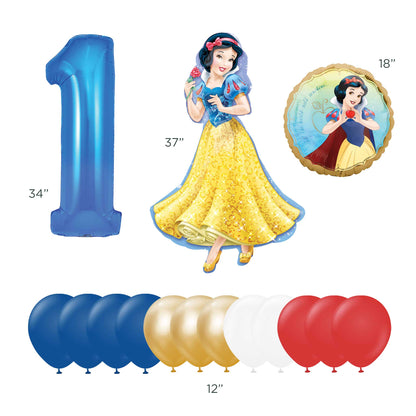 SNOW WHITE HELIUM BOUQUET