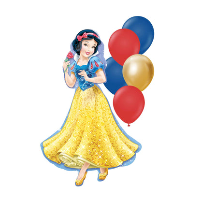 SNOW WHITE HELIUM BALLOON BOUQUET