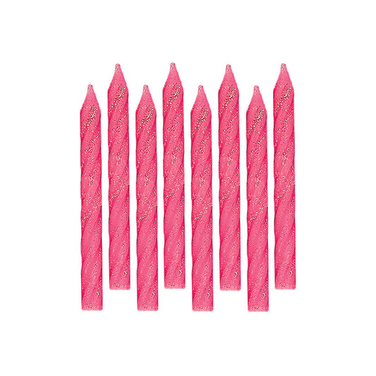 PINK BIRTHDAY CANDLES