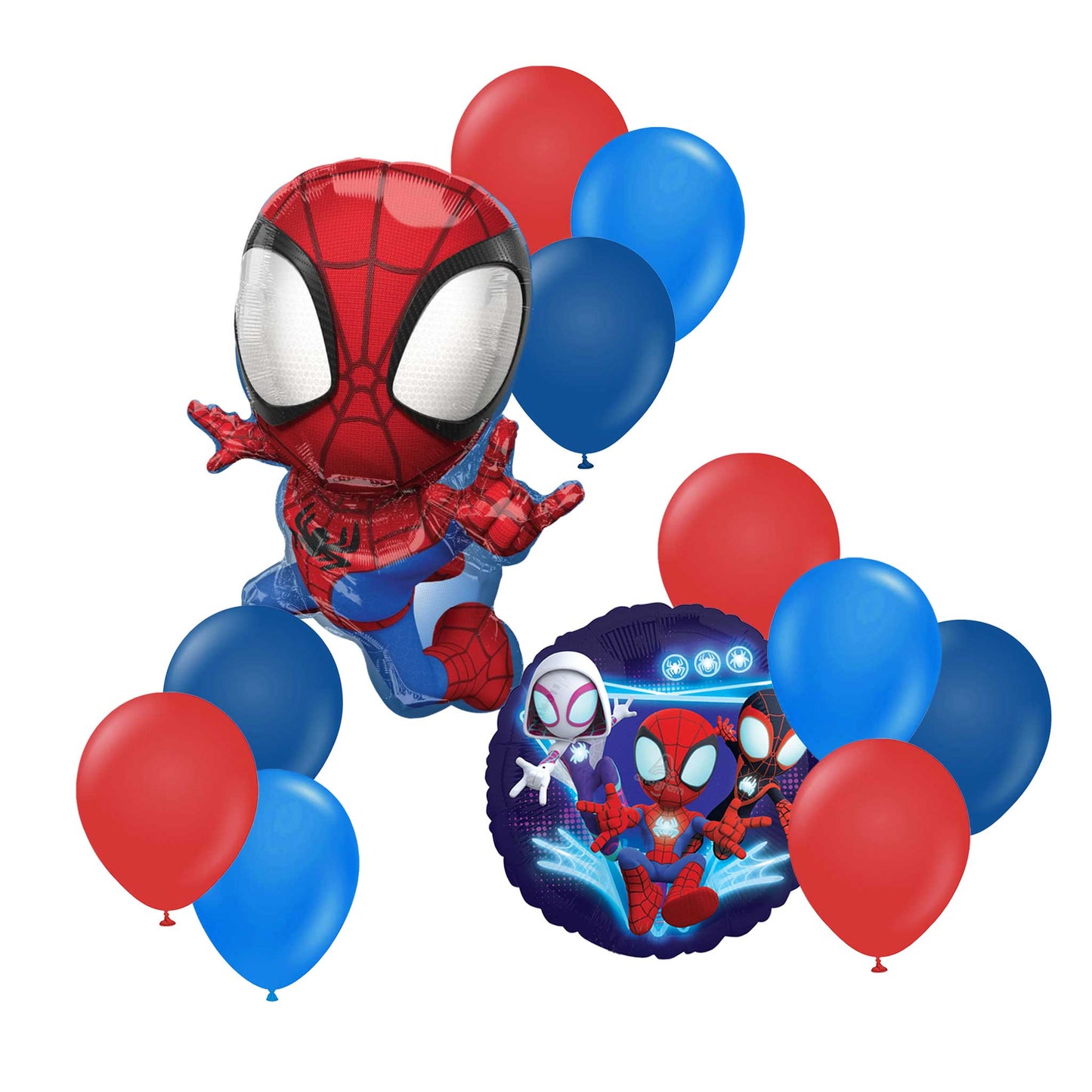 SPIDEY + FRIENDS HELIUM BALLOON BOUQUET