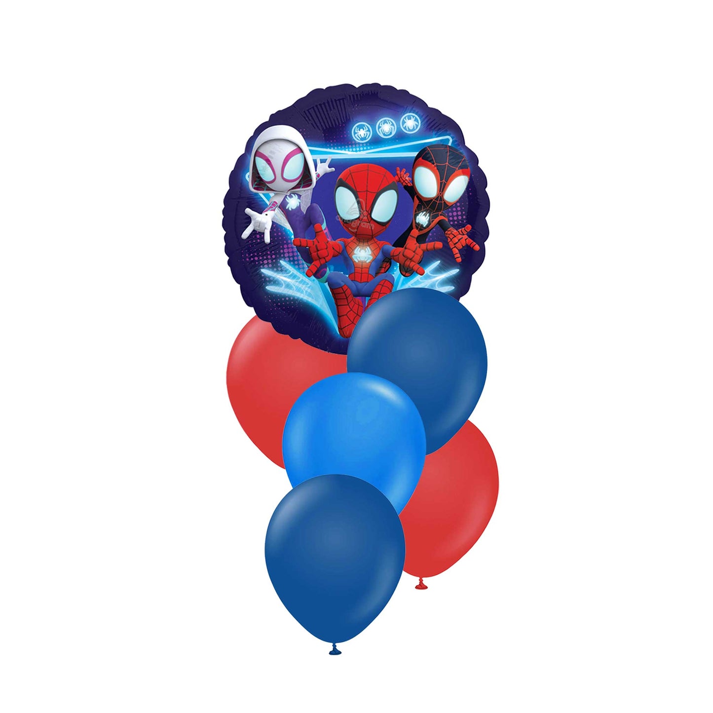 SPIDEY + FRIENDS HELIUM BALLOON BOUQUET