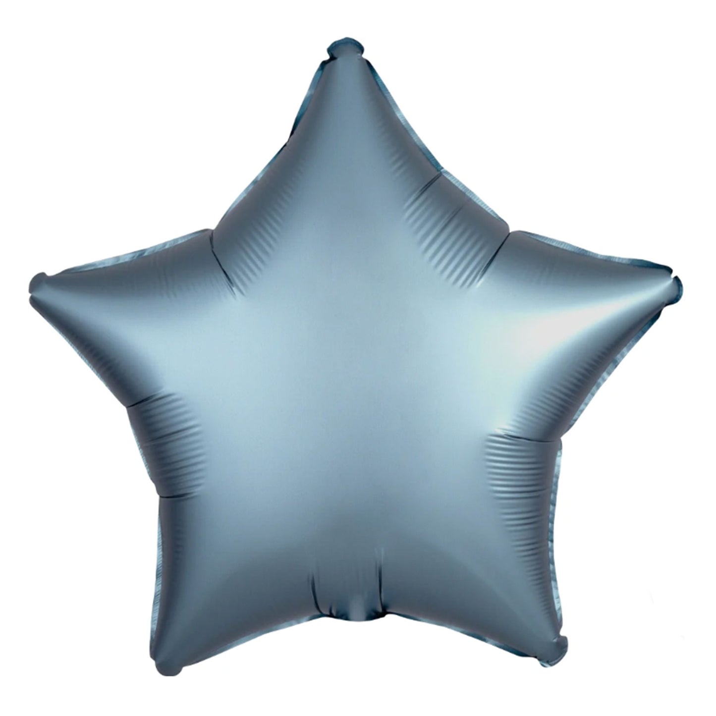 STEEL BLUE SATIN STAR FOIL BALLOON